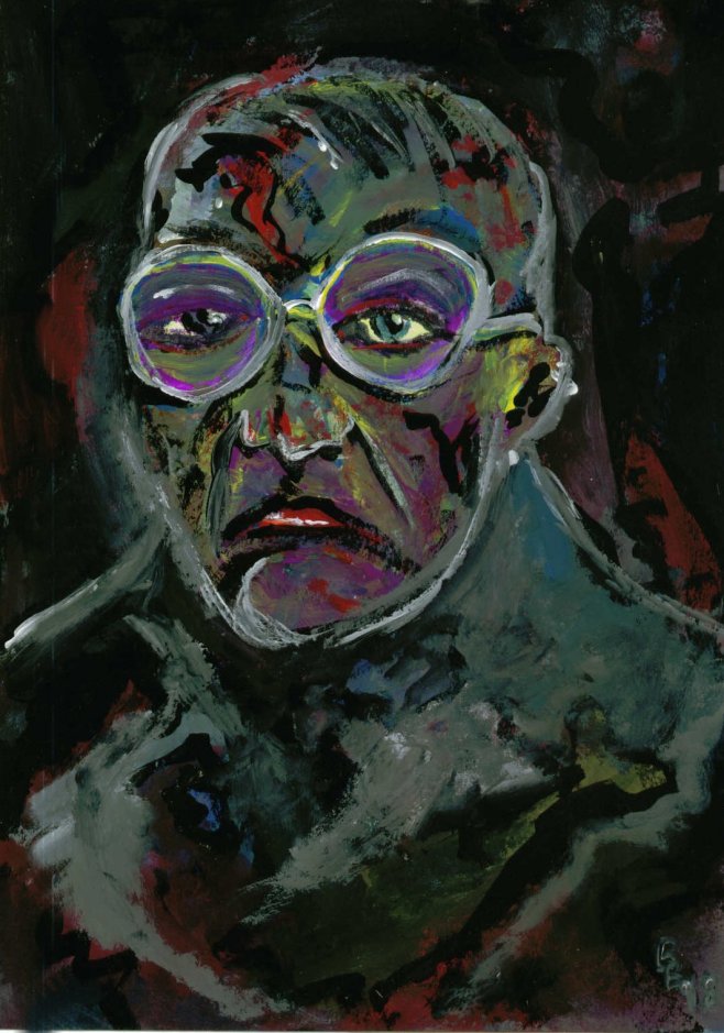 Painting by El-Branden Brazil